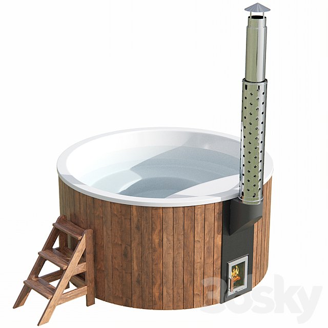 Round hot tub ELITE 220 from Woodson