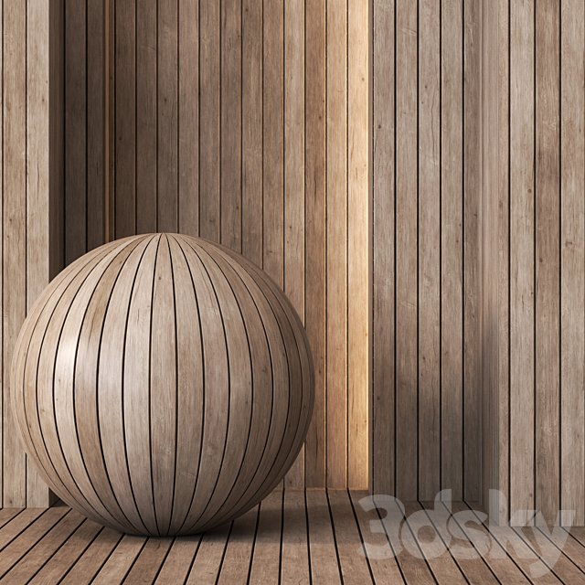 2 Plank Wood Texture - 4K - Seamless