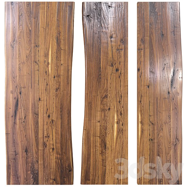 Wooden table slab