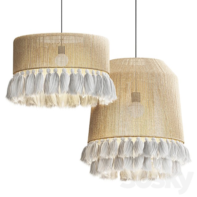 Boho Tassel pendant lights