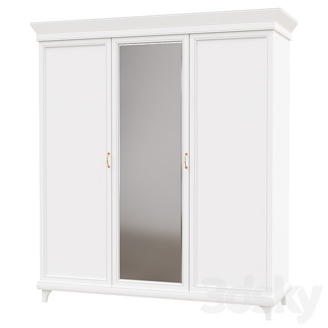 Article: 50973 Three-door wardrobe for clothes Agata Mod.AT-2
