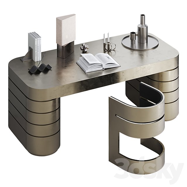 GAE Chair and FRANK Table by JORIS POGGIOLI