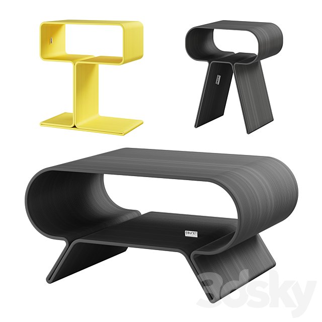 Table set Eburet Styul/NLO/Myshonok