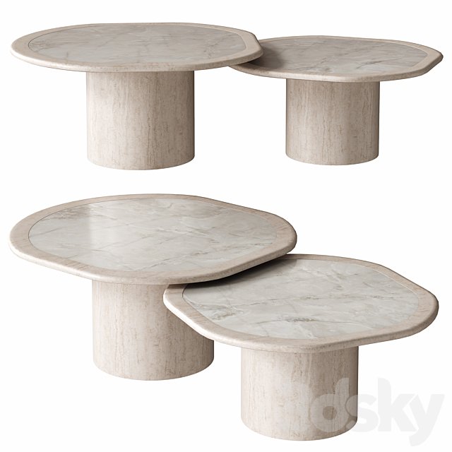 JOAN DUO ONYX COFFEE TABLE