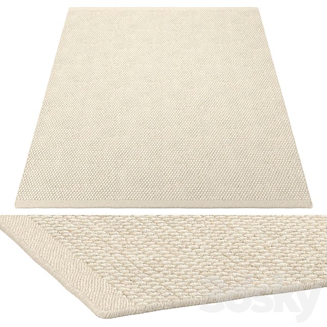 Wool Rug Rocco White