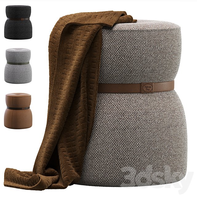Pouf LEPLÌ by Poltrona Frau