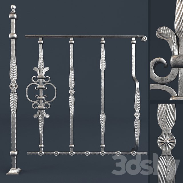 stairs Forged fences