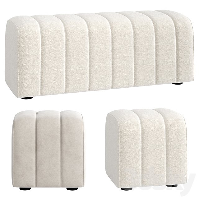STUDIO Pouf and Bench