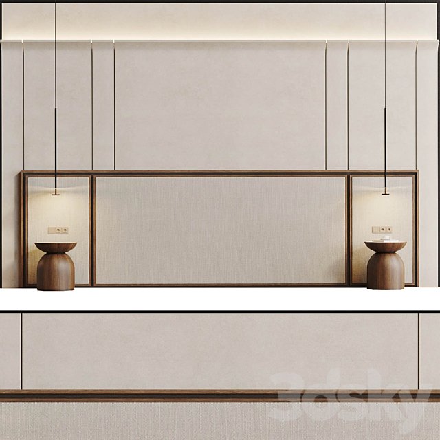 Decorative 3D wall panel 007