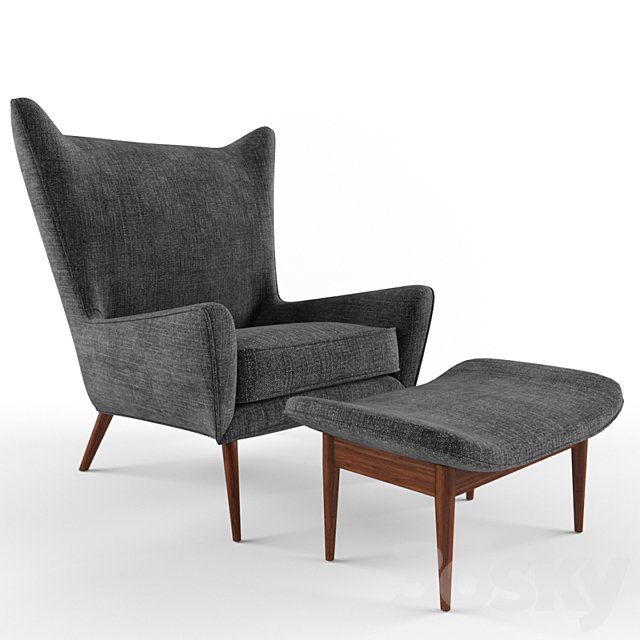 paul McCobb wing chair