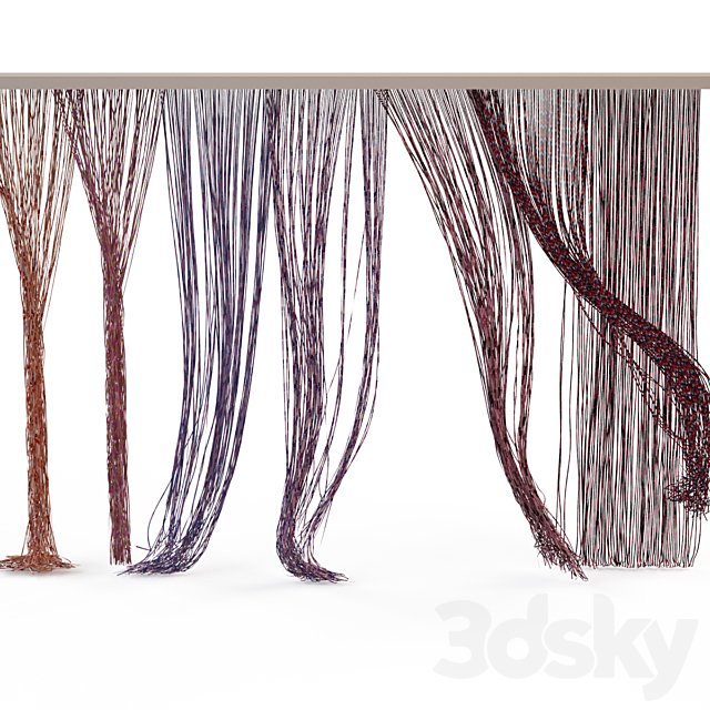 Rope curtains (muslin) 5