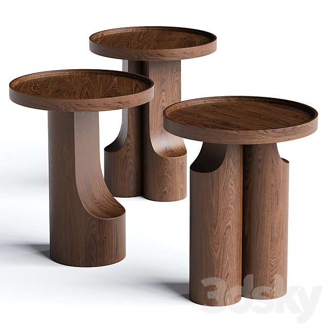 Walnut sofa table