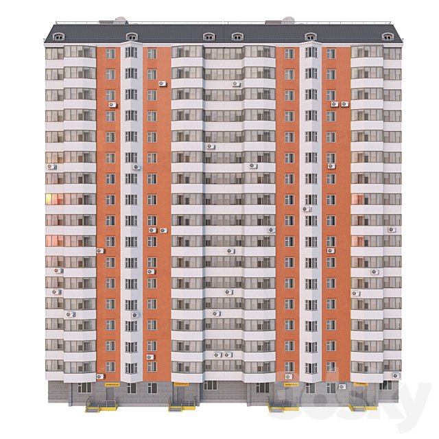 P44T 2 sections 17 floors