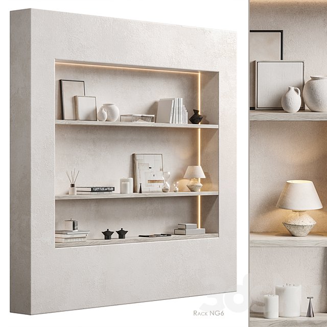Shelving unit NG6 with Zara Home decor