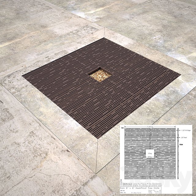 Square Tree Grate