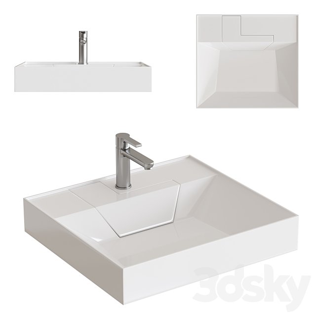 Sink STWORKI Dublin 55 cm for washing machine