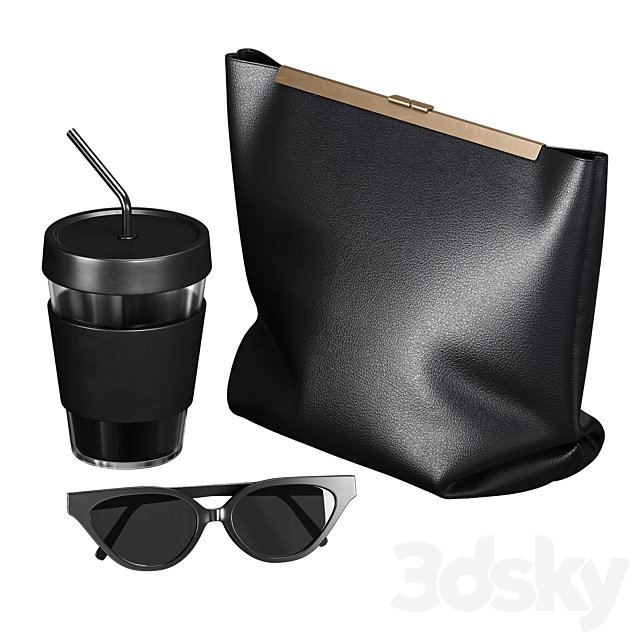 Decorative set AV 02 | bag, sunglasses, mug