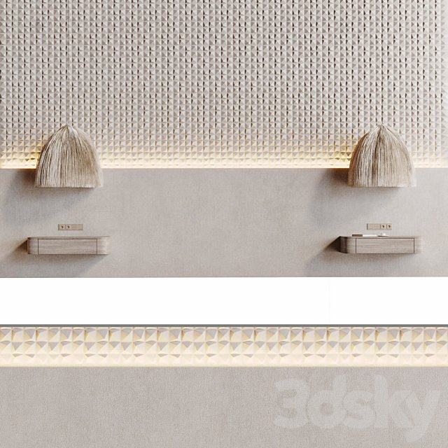Decorative 3D wall panel 009