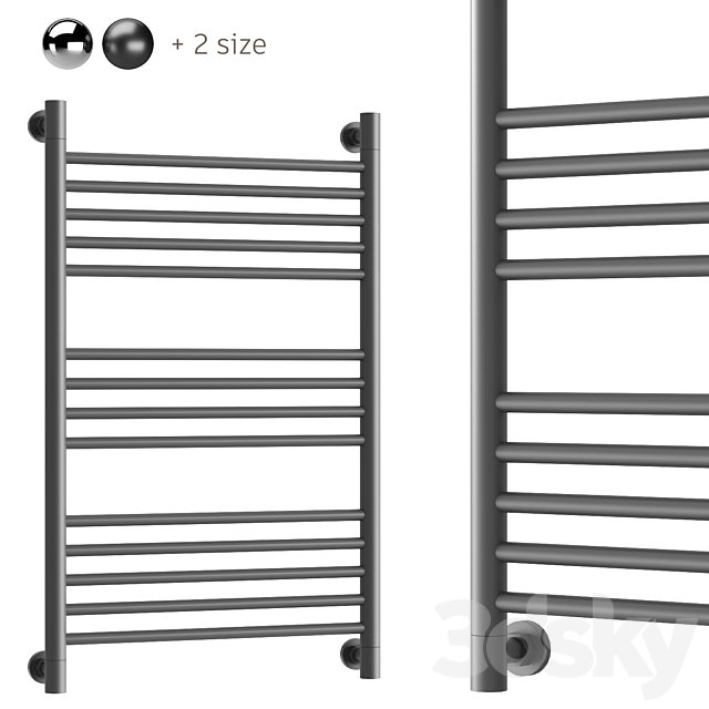 Water heated towel rail Sunerzha Bogema