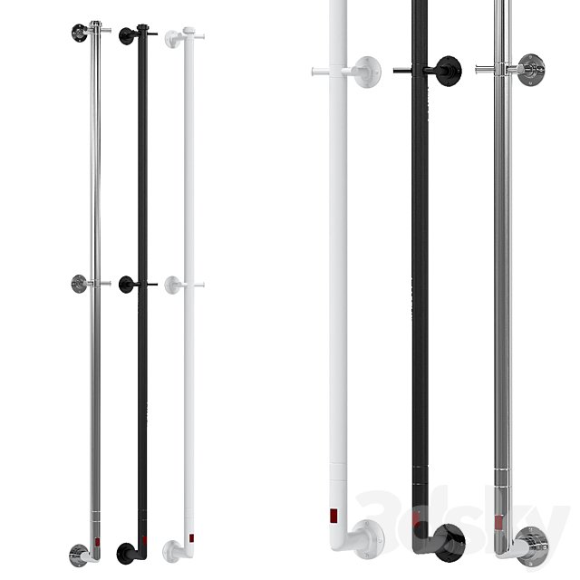 Electric heated towel rail Margaroli Arcobaleno 616CRB-1650 chrome