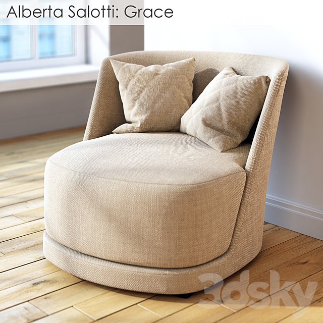 Armchair Alberta Salotti Grace