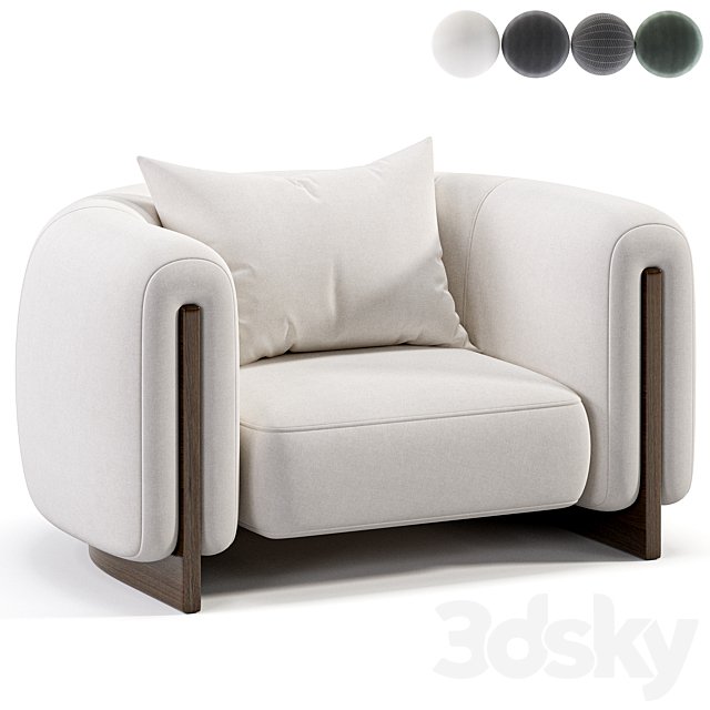 Minuit Armchair by Stephane Parmentier