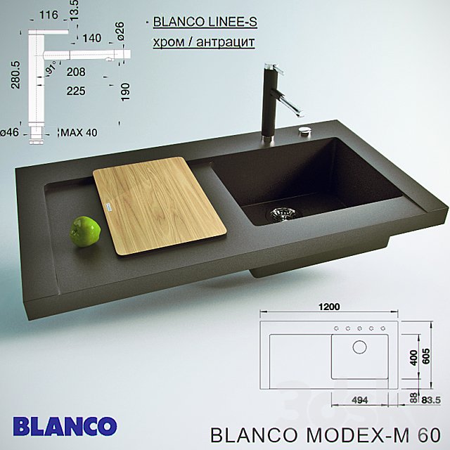Sink BLANCO MODEX-M 60