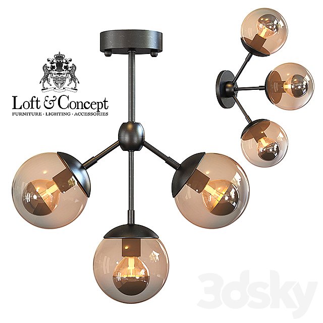 Chandelier Modo Chandelier 3 Globes