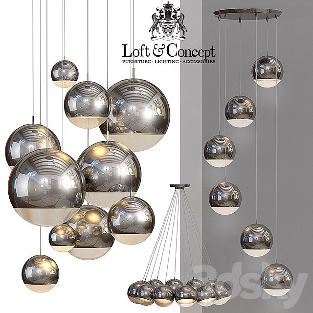 Ceiling lamp Mirror Ball