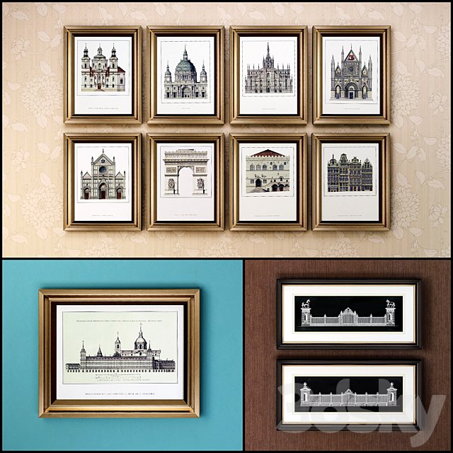 The picture in the frame (a collection of 75) Architecture