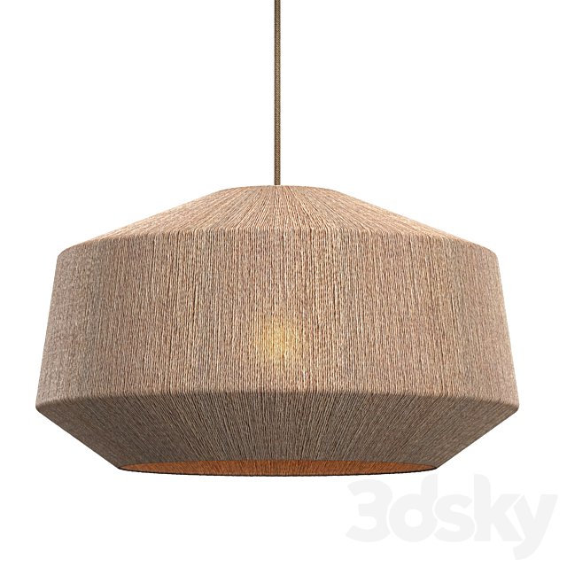 KENNA JUTE WIDE PENDANT