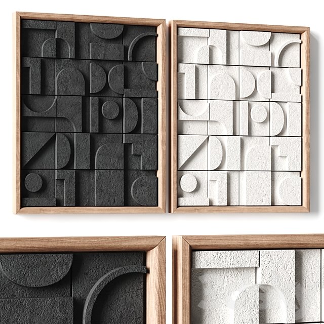 Olka - Taking Shape - Sculptural wall art