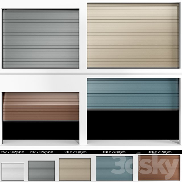 Gates for garage or warehouse