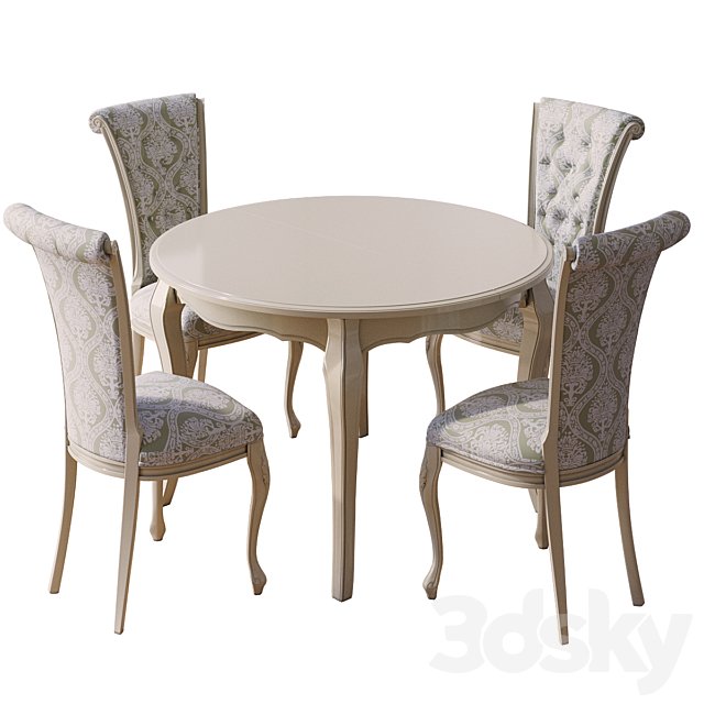 BUCZYNSKI round table. chair 2. Classic collection