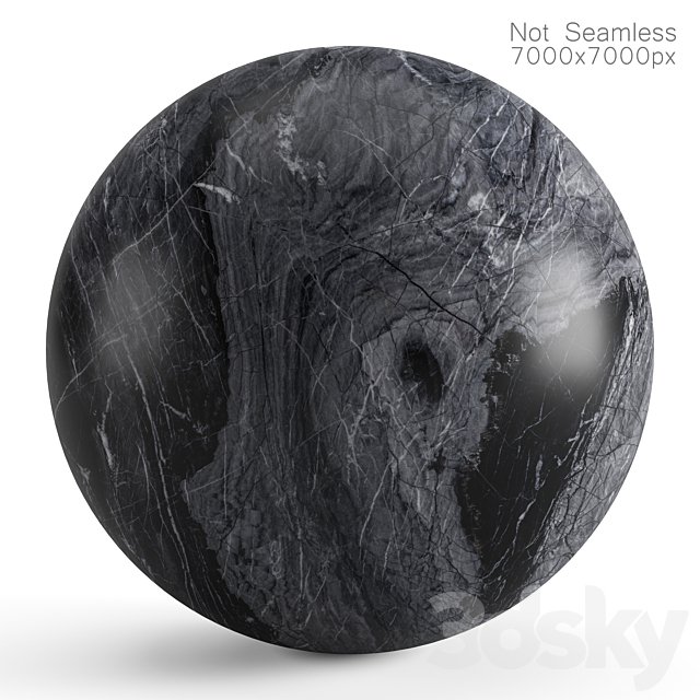 The material of the slab is gray marble. 7k