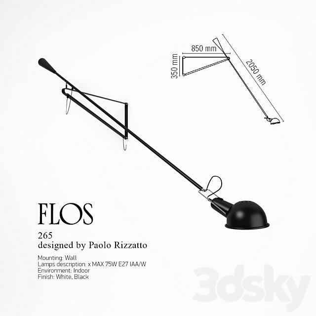 Wall lamp Flos 265