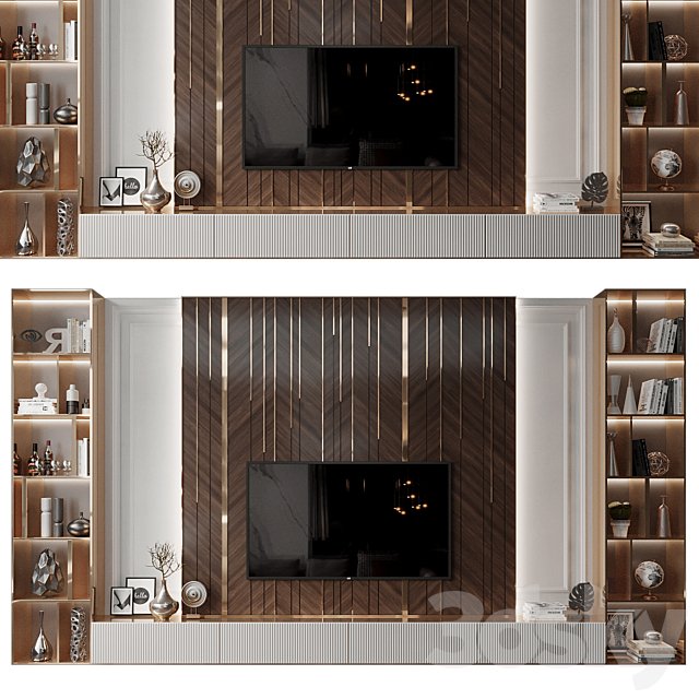 Plywood Tv Shelf KTV078