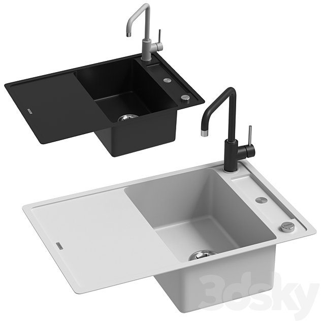 Blanco faucet and sink