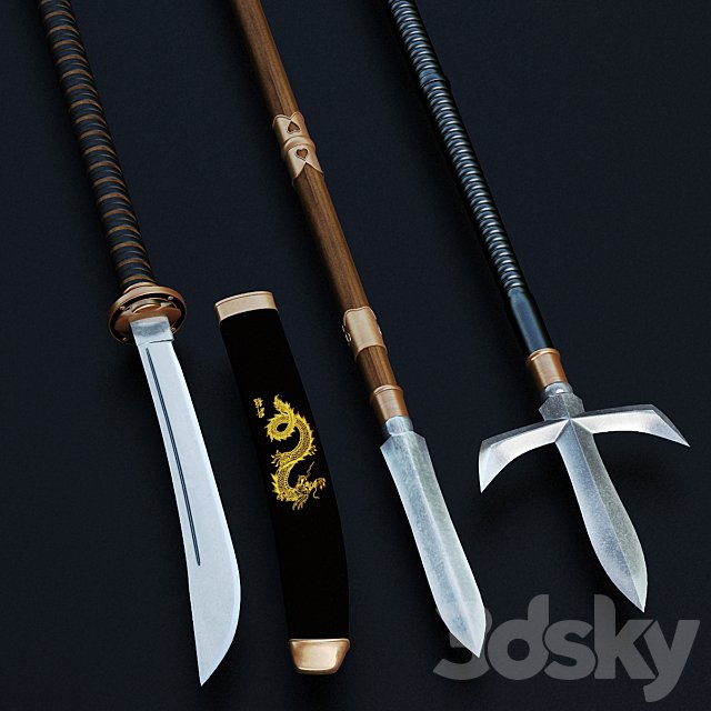Japanese traditional weapons