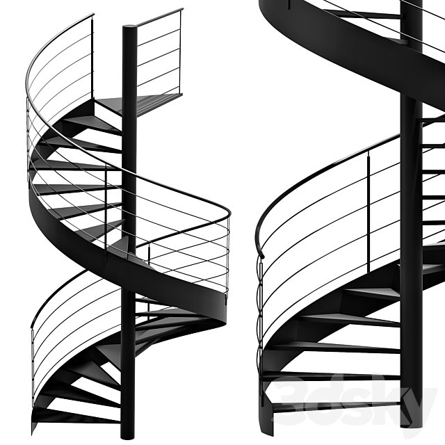 Stairs round