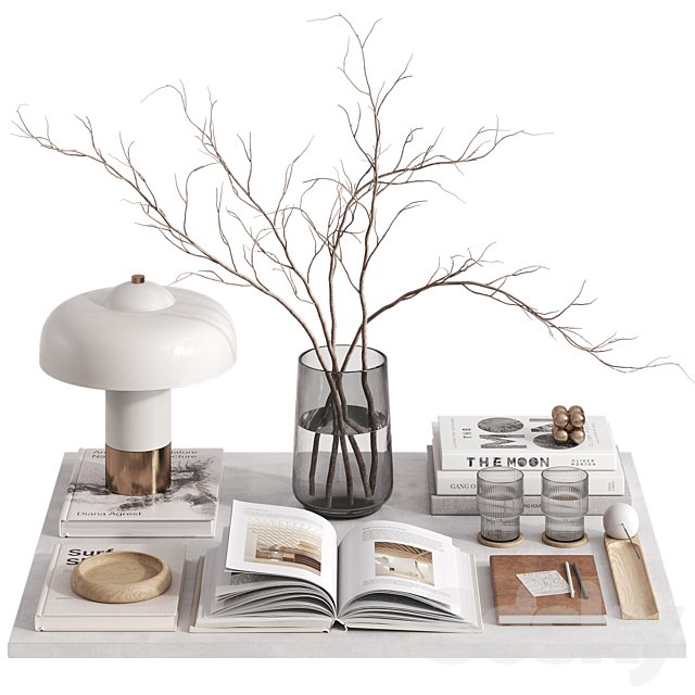 Decorative set with Giovanni Table Lamp