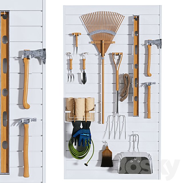 Storage of garden tools