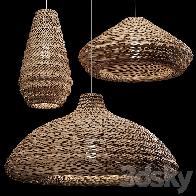 Rattan Pendant Light 11