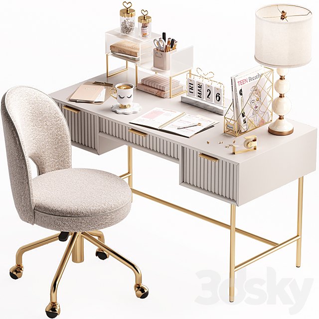 Study Room Desk For Teenagers and Kids N01