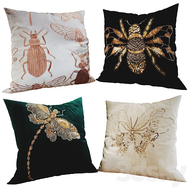 Decorative pillows set 186