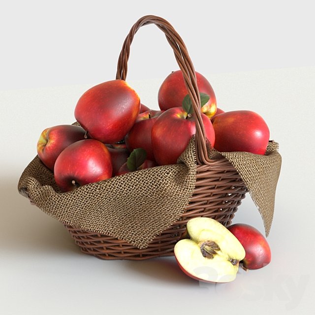 red apples