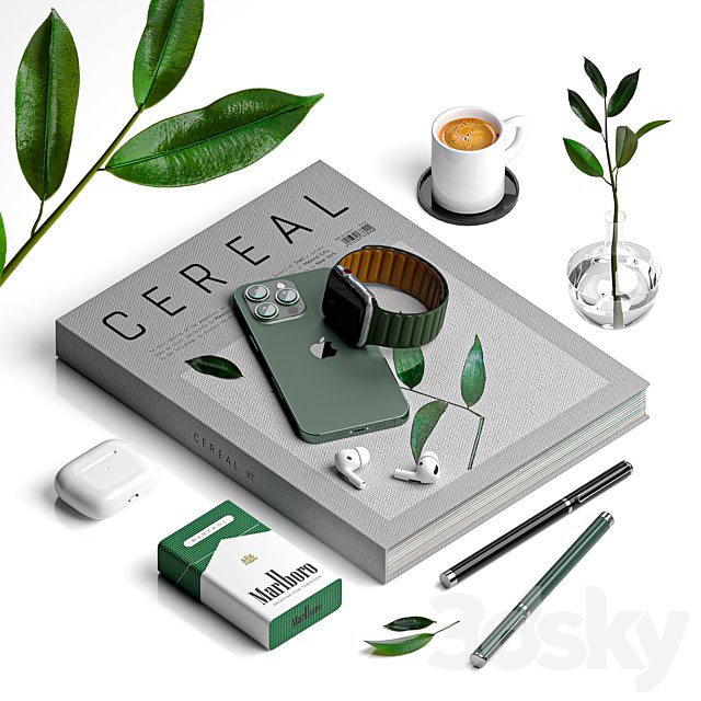 Apple Iphone Minimal Decorative Set