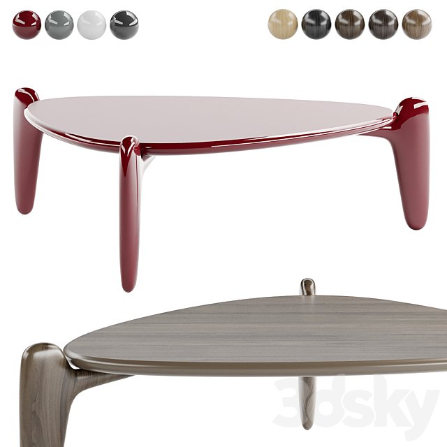 Roche Bobois PULP Triangular cocktail table