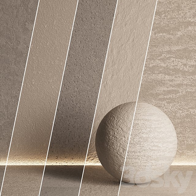 5 in 1 Set of decorative plaster No. 06