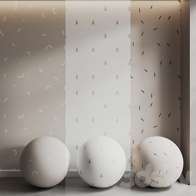 Neutral Children's Wallpaper Set